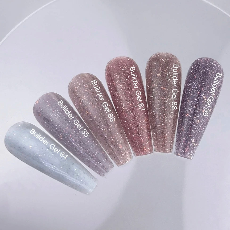NAILSOFTHEDAY Builder gel Collection Reflective