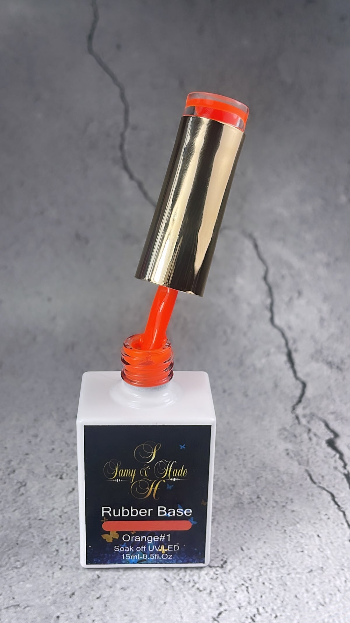 Rubber base orange #1 15ml