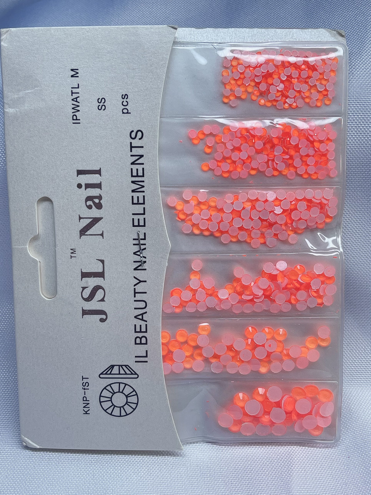 Crystals neon orange