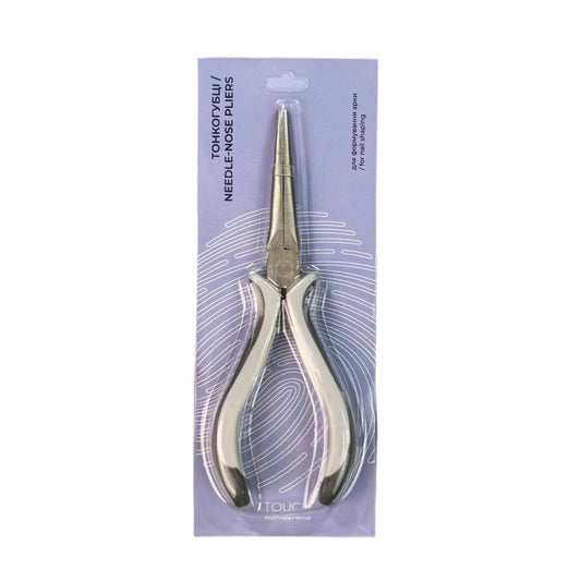 Needle-Nose Pliers for nail sculpting /Pinza de precisión de punta fina para esculpido de uñas