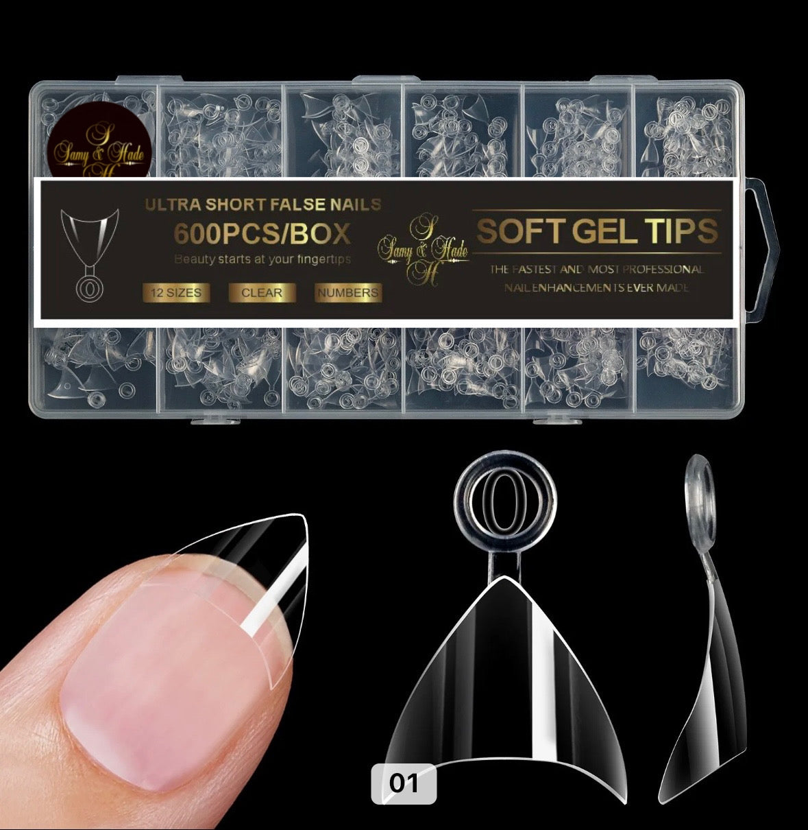 short nails tips 5 modelos