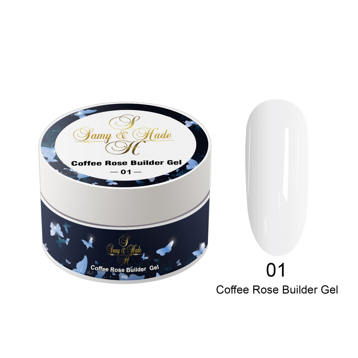 builder gel coffee  rose