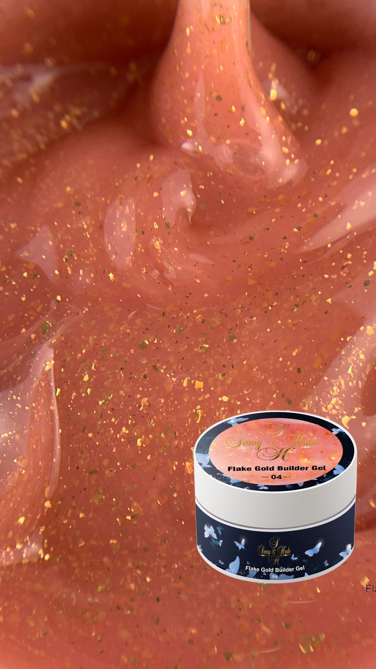 builder flakes colección gel 50g 13 colores