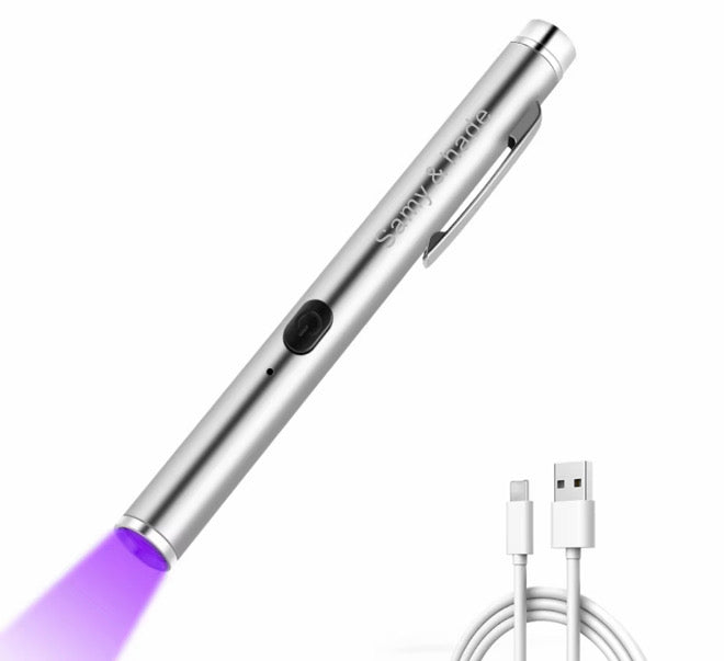 Portable LED Lamp for Gel Pre-Curing/Lámpara Portátil para Precurado de Gel Adhesivo