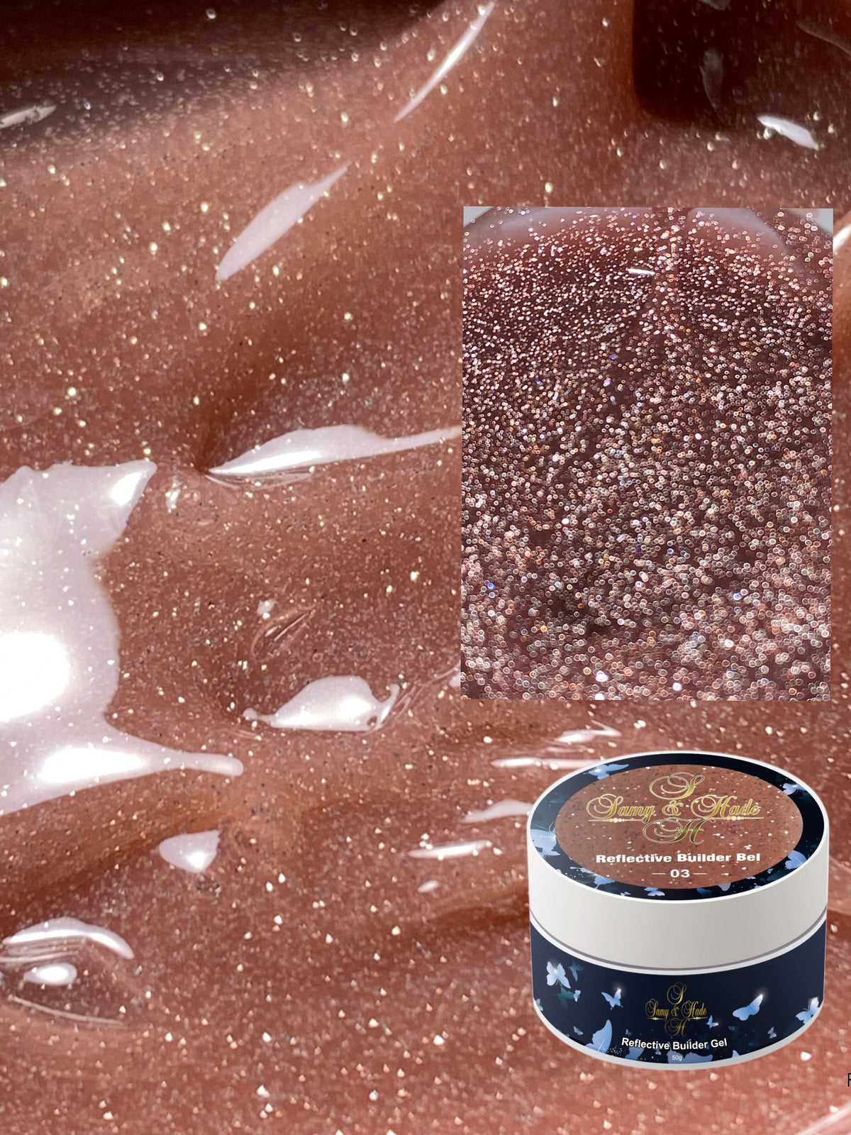 Reflective Builder Gel collection 6 colors