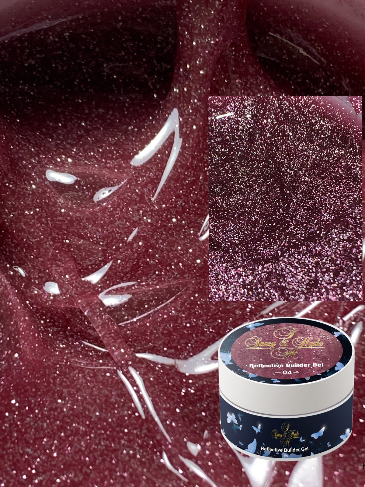 Reflective Builder Gel collection 6 colors