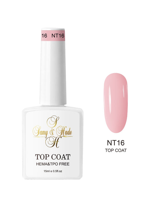 Top coat color colección 15ml  (Hema & TPO FREE ) 34 colores