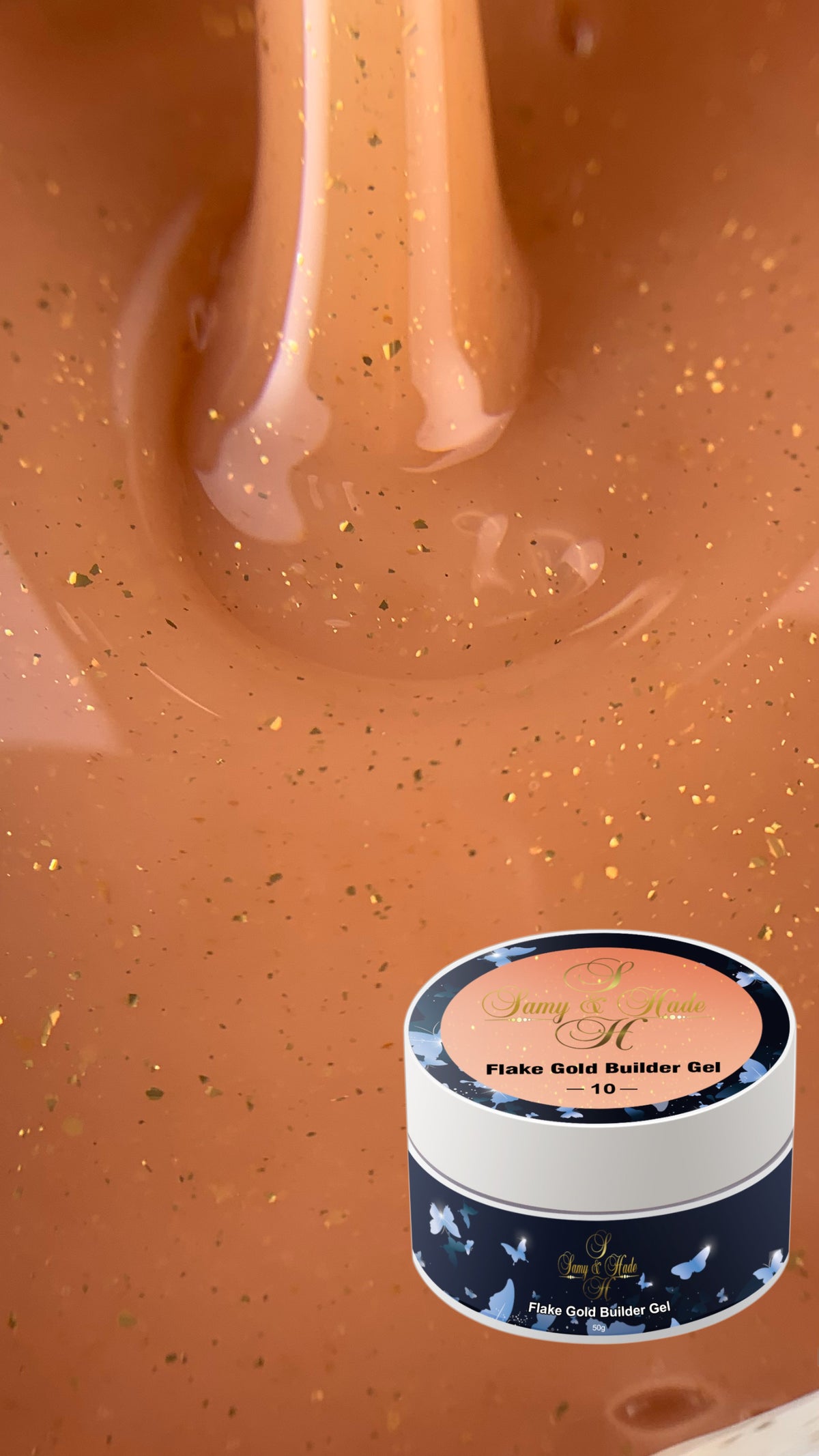 builder flakes colección gel 50g 13 colores
