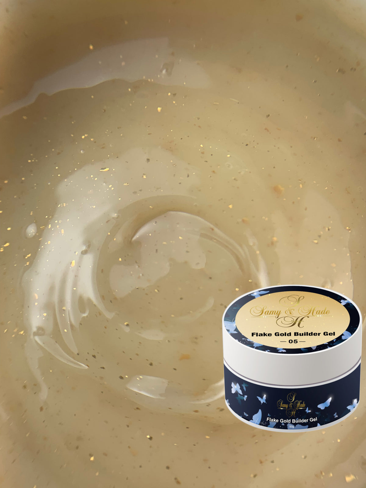 builder flakes colección gel 50g 13 colores