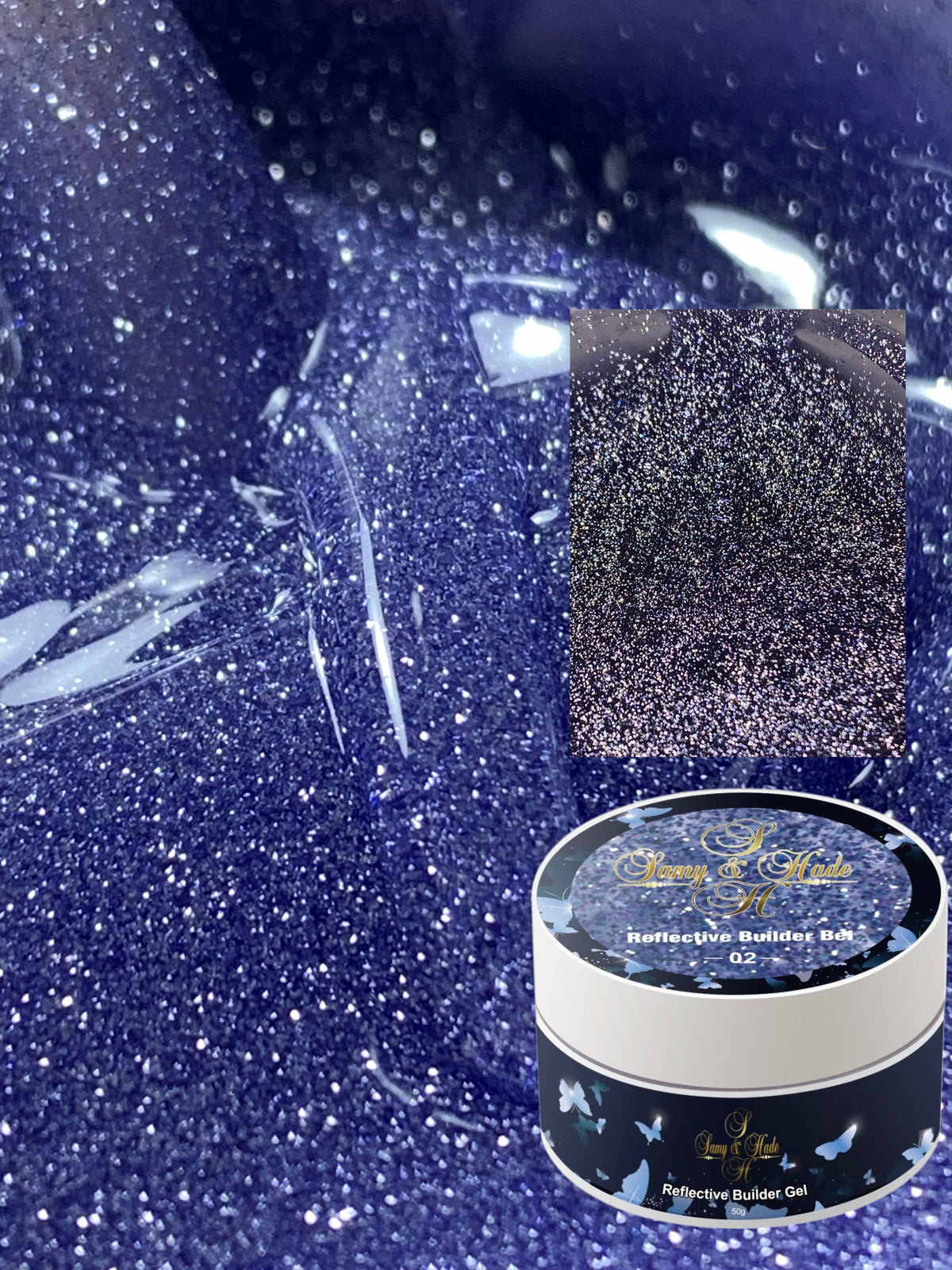 Reflective Builder Gel collection 6 colors