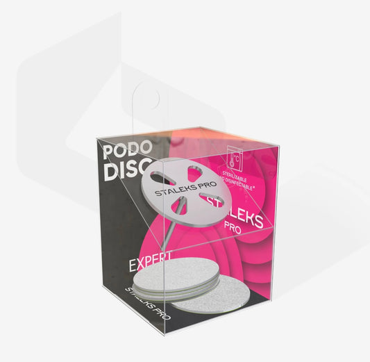 Pedicure Disc PODODISC L EXPERT And Set Of Disposable Files 180 Grit 5 Pcs (25 Mm)