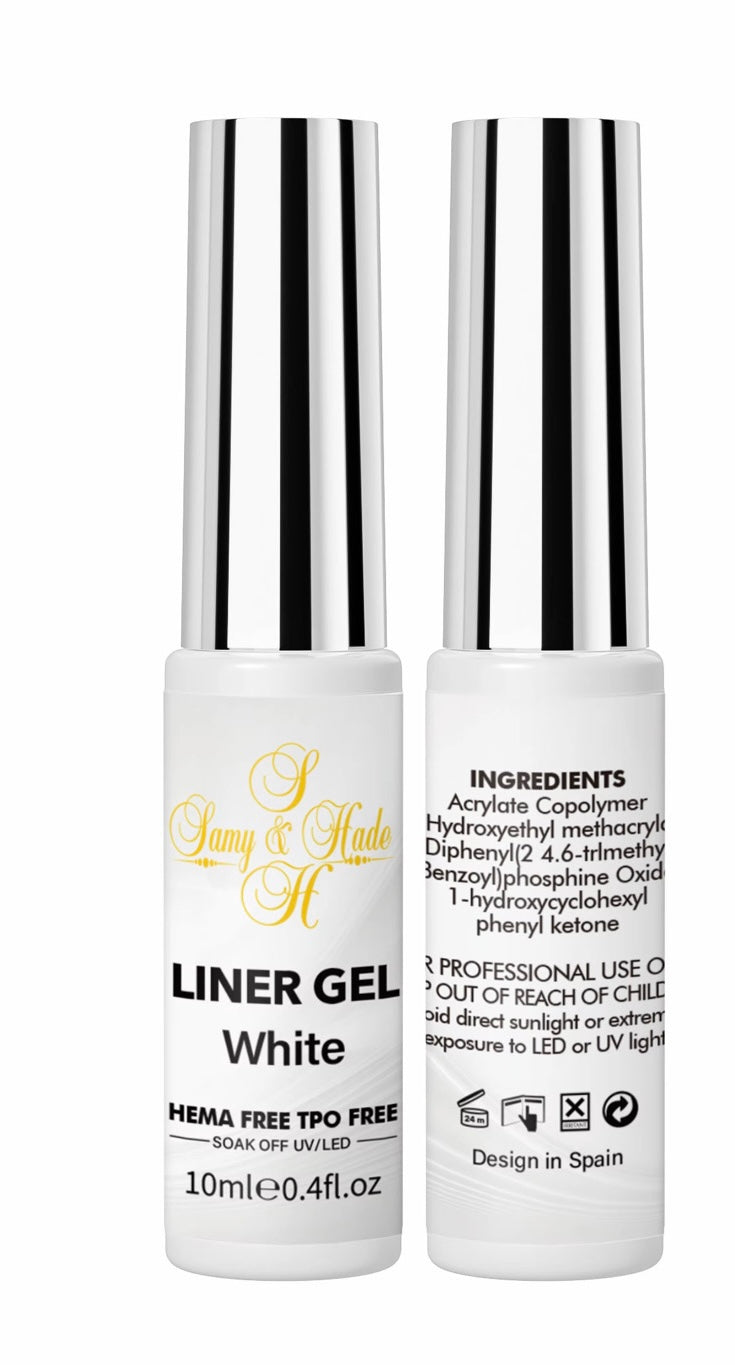 Liner gel white 10ml hema free tpo free