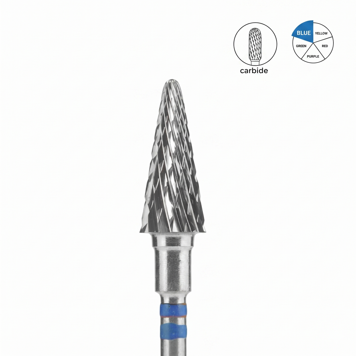 Broca De Metal Duro Para Clavos Para Zurdos Cono Azul EXPERT Diámetro De La Cabeza 6 Mm / Pieza De Trabajo 14 Mm