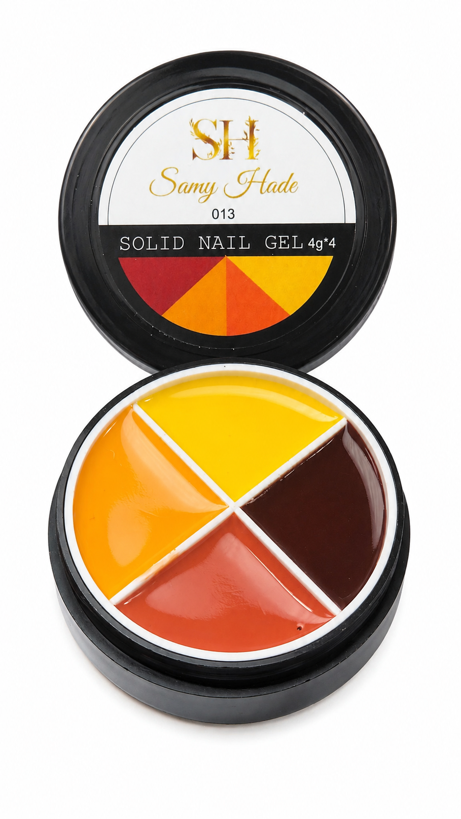 Solid nail gel 4g  ( 4 colors cada embace ) lo