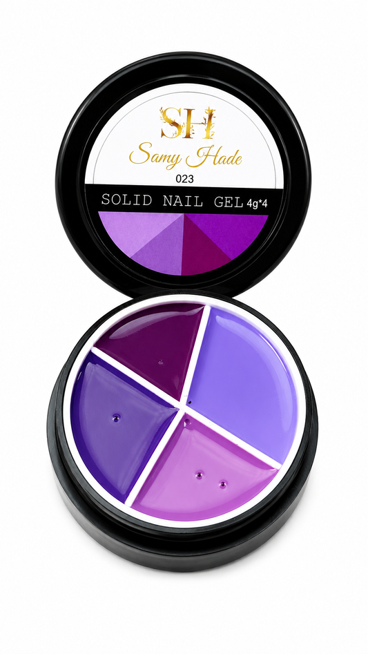 Solid nail gel 4g  ( 4 colors cada embace ) lo