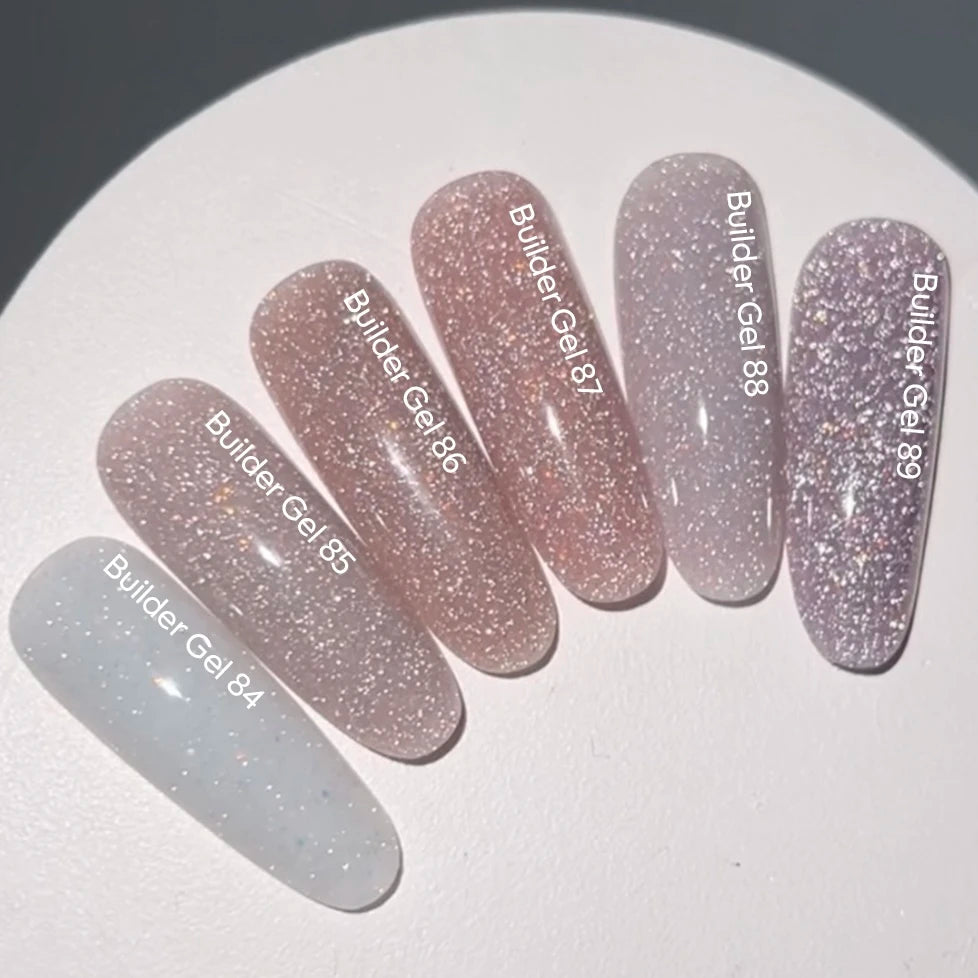 NAILSOFTHEDAY Builder gel Collection Reflective