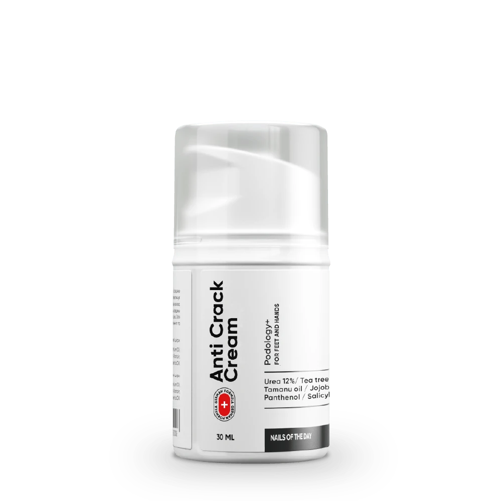 NAILSOFTHEDAY Anti-Crack Cream — cream for cracked skin on hands and feet, with 12% urea, 30 ml.