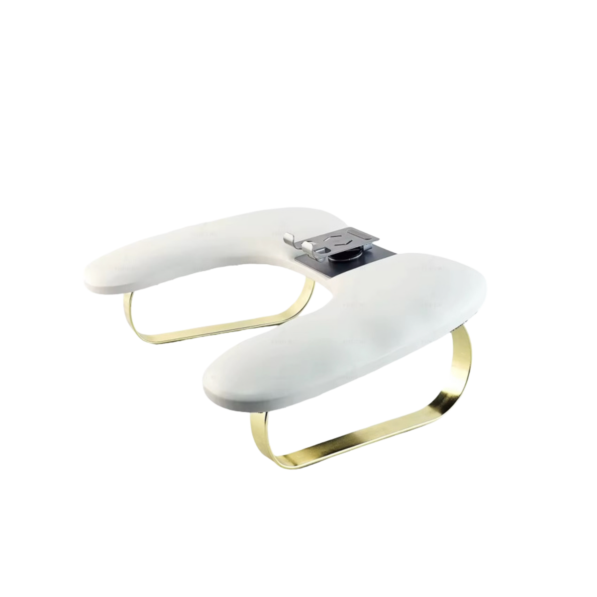 Reposabrazos con soporte de teléfono gold & silver