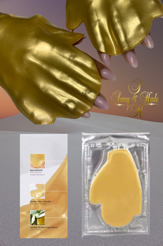 Mascarilla de gel de manicura 1set de 2 piezas