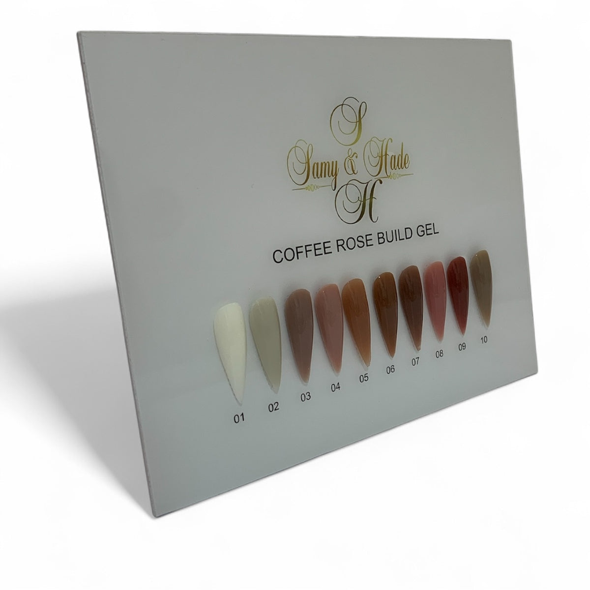 builder gel coffee  rose