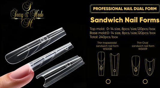 Sandwich Nail Forms coffin