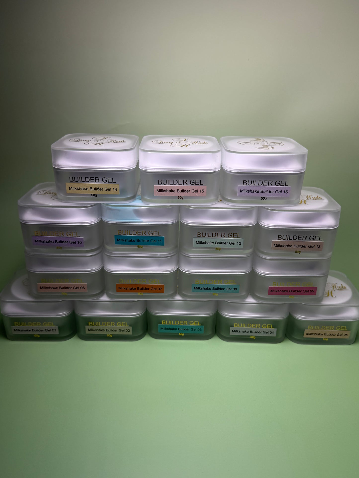 Milkshake builder gel colección 50g 💎 TPO-Free & HEMA-Free