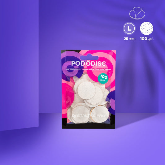 Recargas Blancas Para Disco De Pedicura PODODISC STALEKS PRO L (50 Uds)