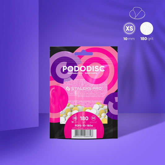 Desechables Blancos Con Una Capa De Espuma Suave Para El Disco De Pedicura PODODISC STALEKS PRO XS (50 Unidades) /180