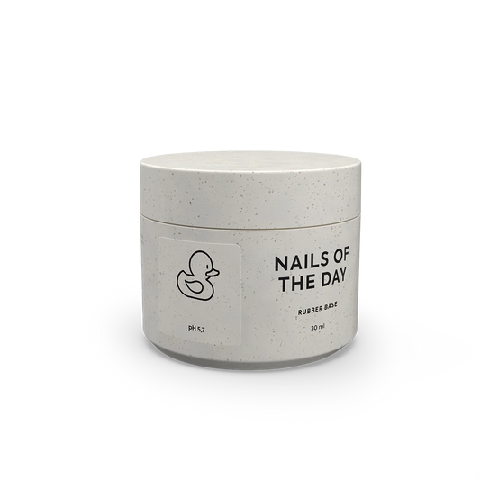 NAILSOFTHEDAY Rubber Base — Base de caucho para uñas, 30 ml