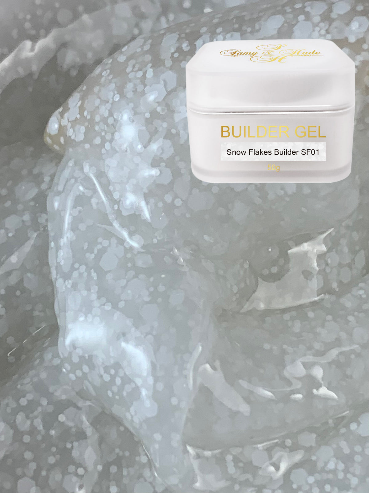BUILDER GEL colección 
Snow Flakes Builder 
50g
