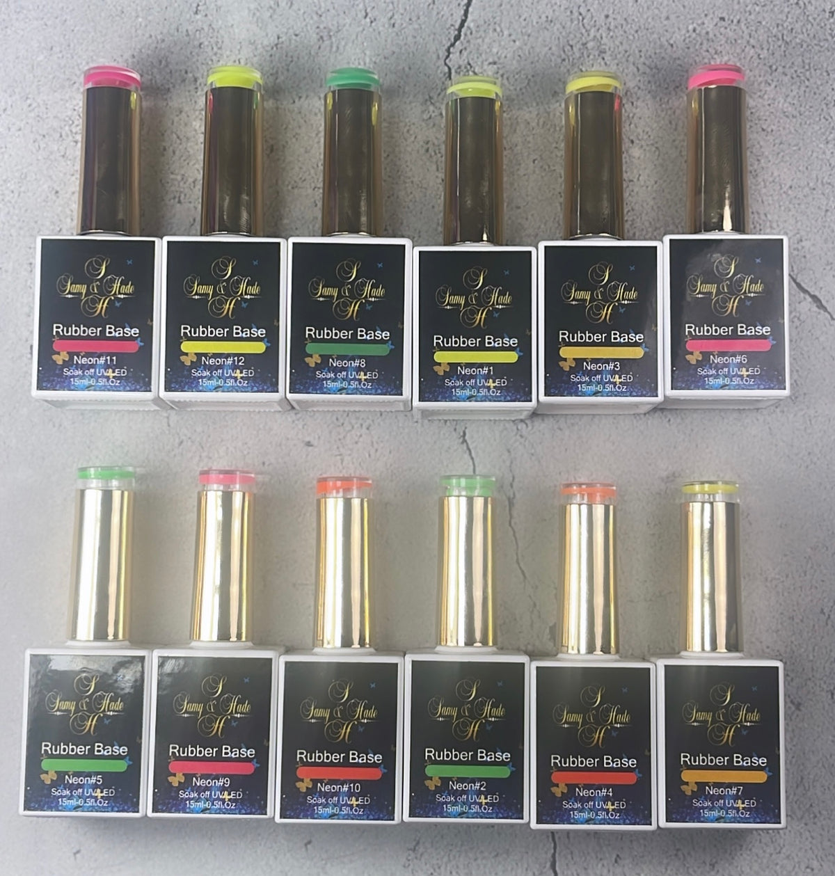 Rubber base Neón Collection 15ml