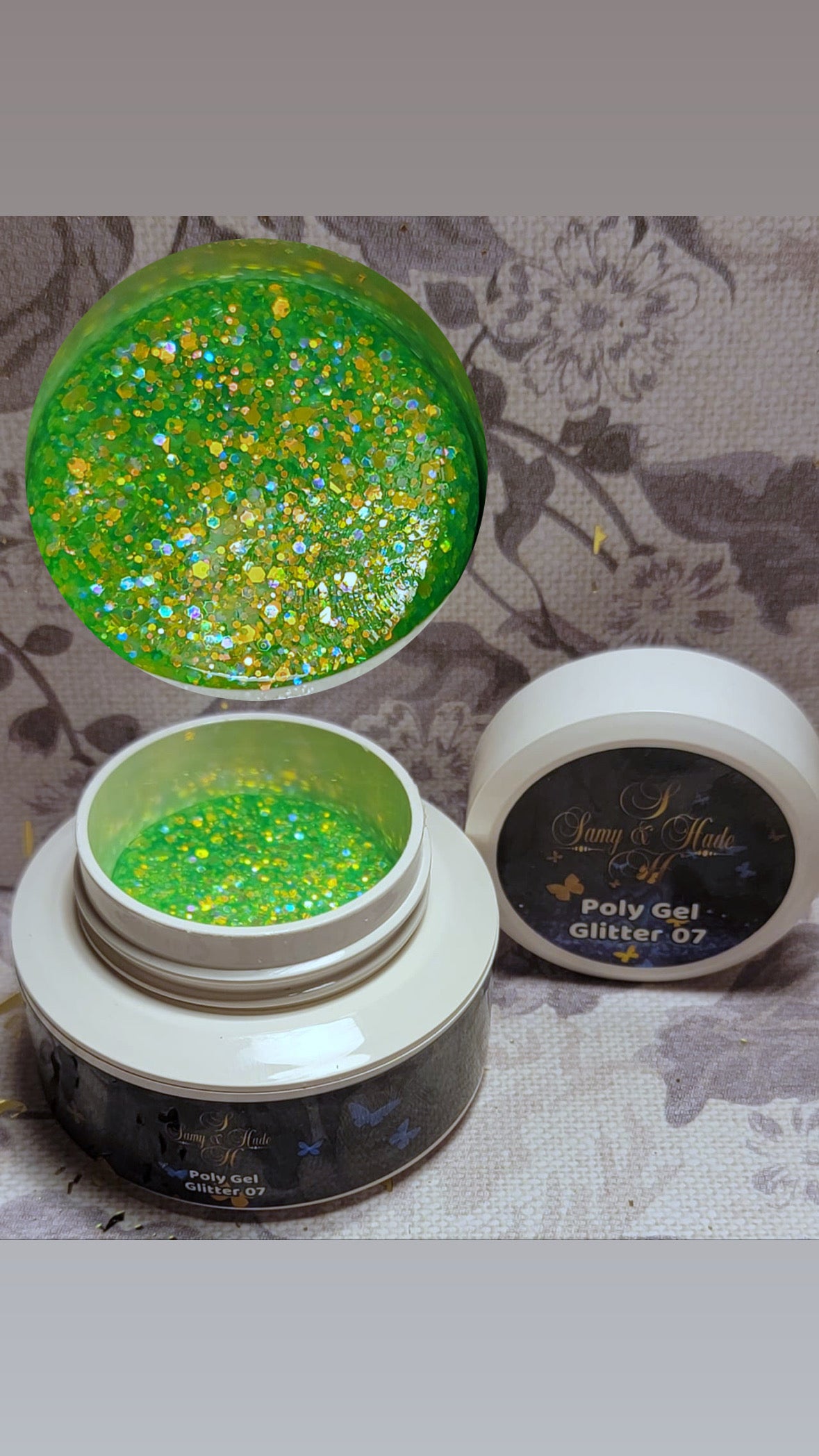 PolyGel glitter