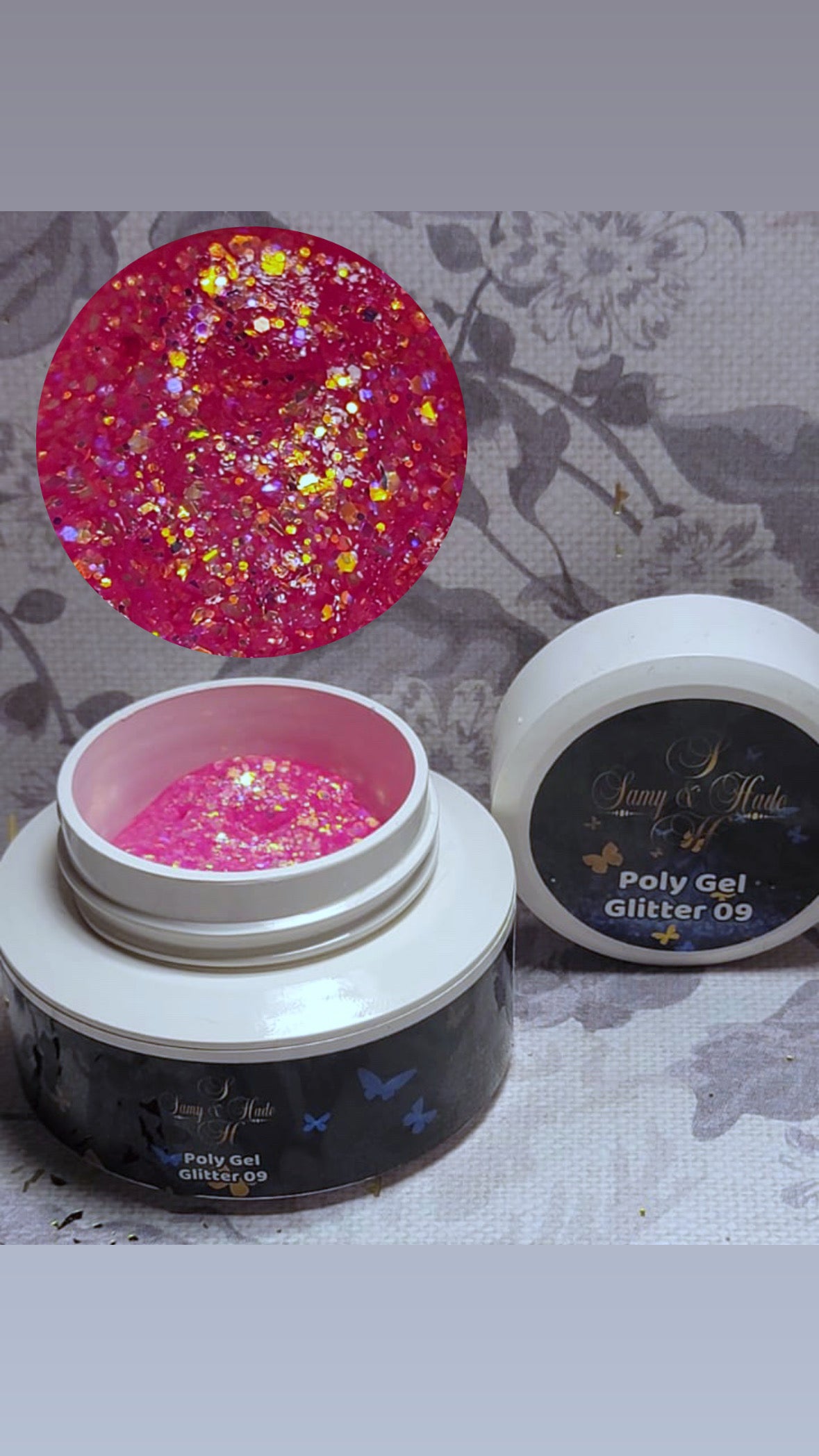 PolyGel glitter