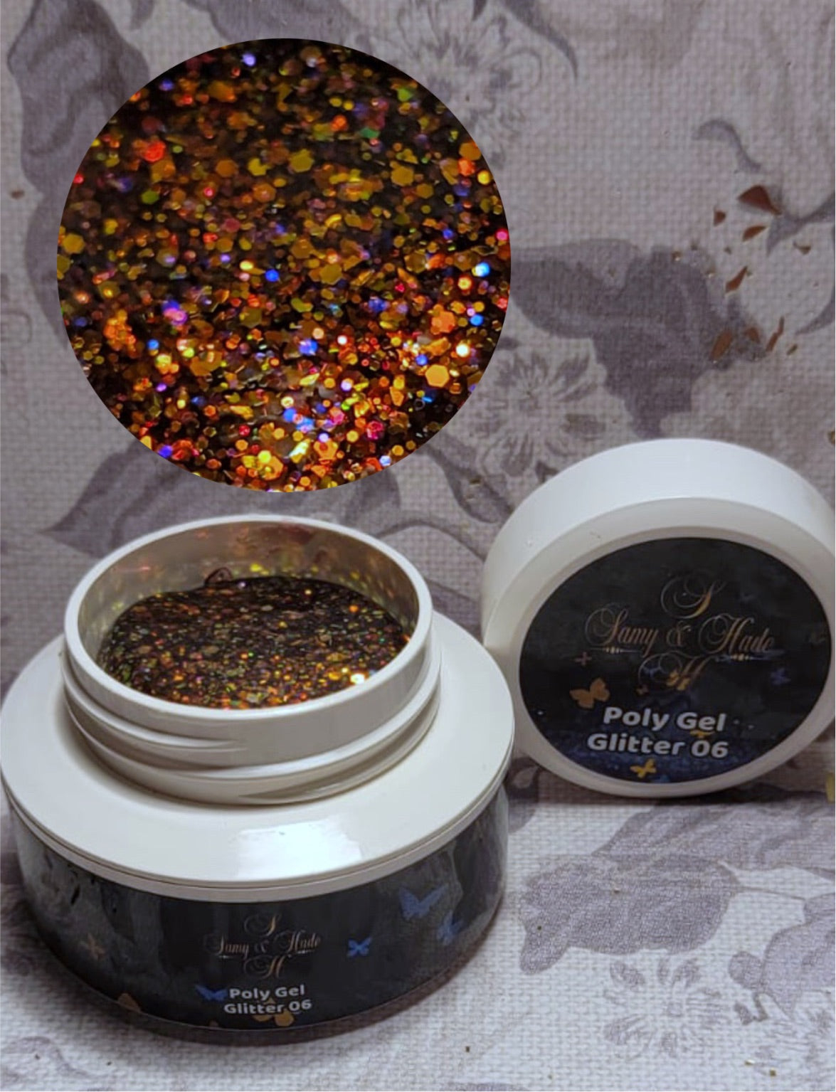 PolyGel glitter
