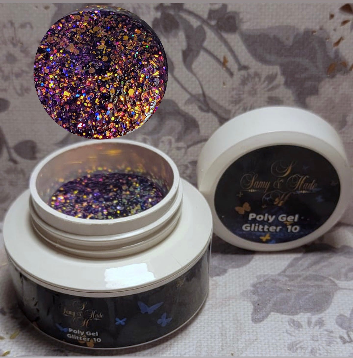 PolyGel glitter