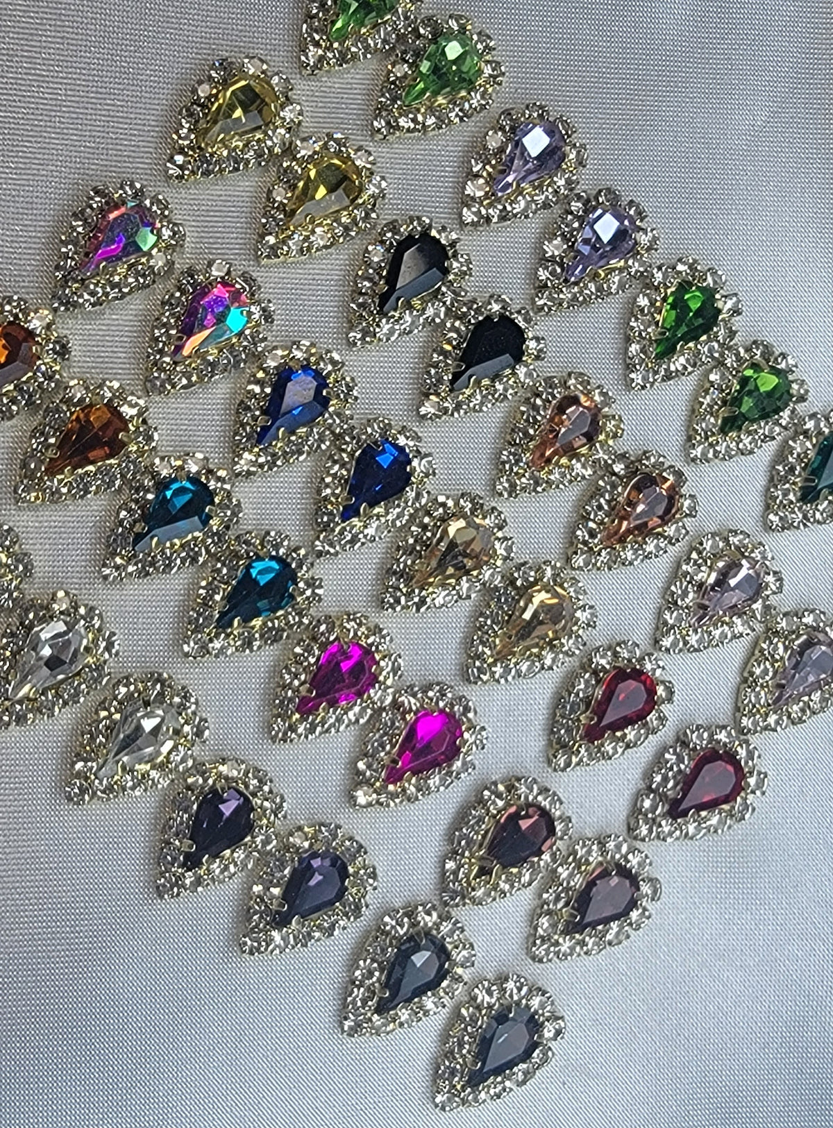 Rainbow zircon 20 colores 40 unidades
