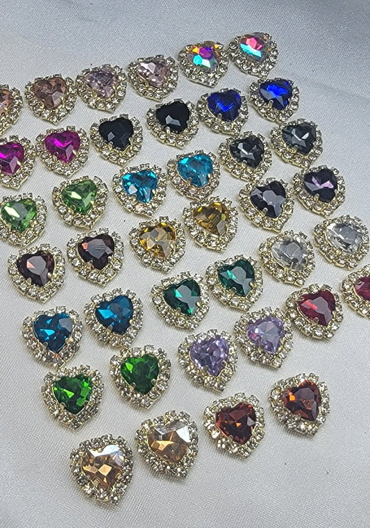 zirconia corazones 20 colores 40 unidades