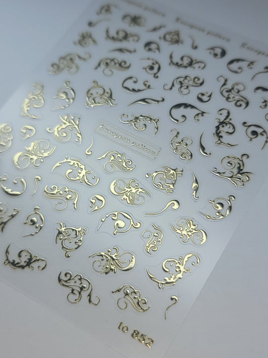 Sticker metallic

gold