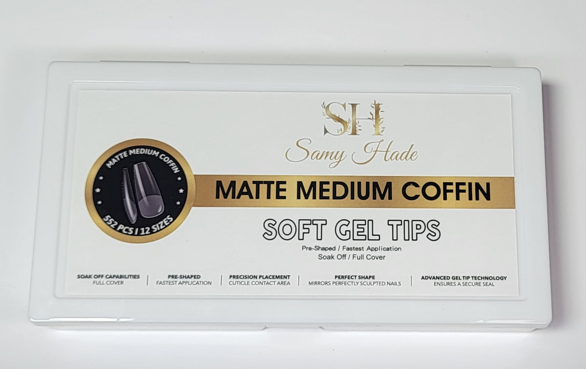 SOFT GEL TIPS  552 pcs 12 size