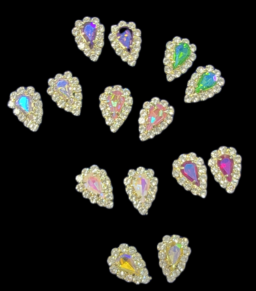 Rainbow zircon 7 colores 14 unidades