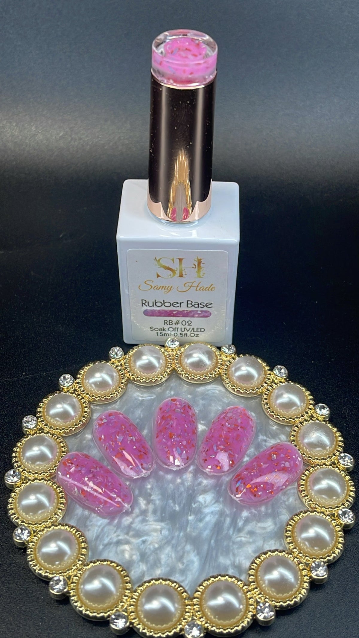 Rubber Base RB glitter