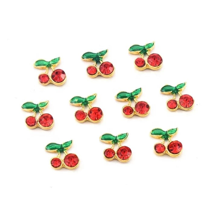 Cerezas zirconia 2pcs