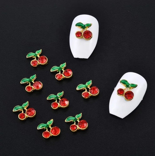 Cerezas zirconia 2pcs