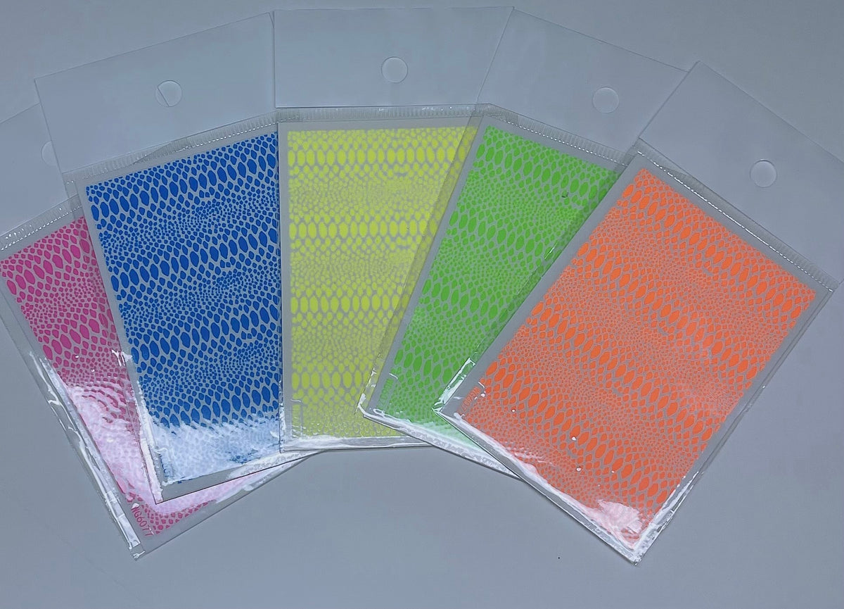 Water Stickers Neon