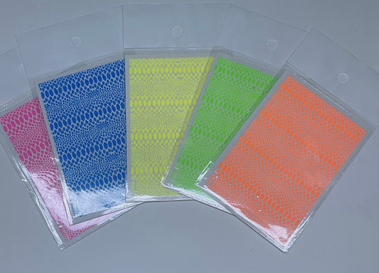 Water Stickers Neon
