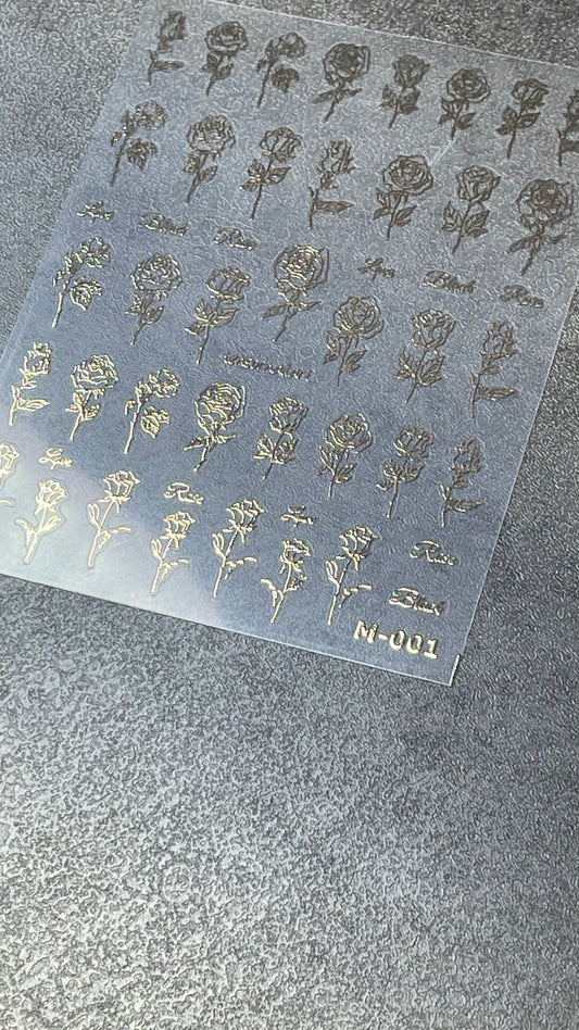 Sticker M-001 gold