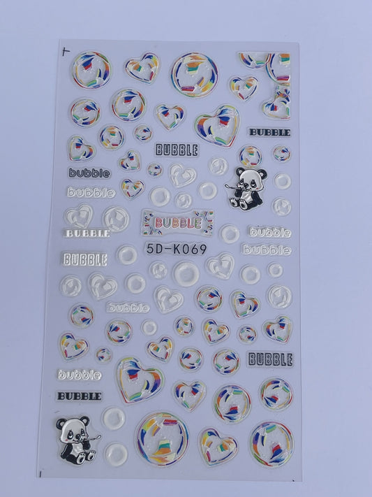 5d sticker k069