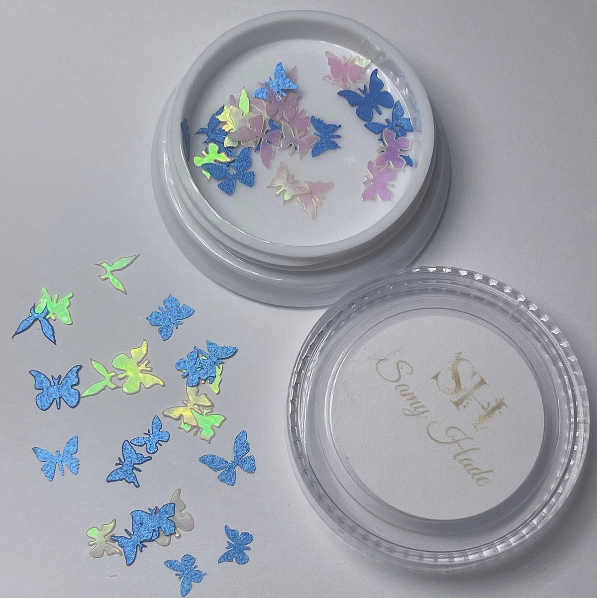 Nail-art #12  butterflies