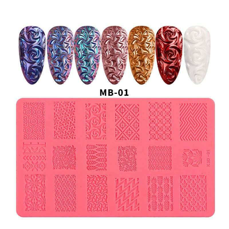 3D nail molds, nail template,